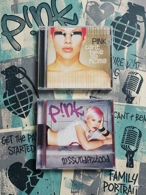 ​P!nk CD Lot 2 Albums Can't Take Me Home & Missundaztood Pink Pop Rock Music